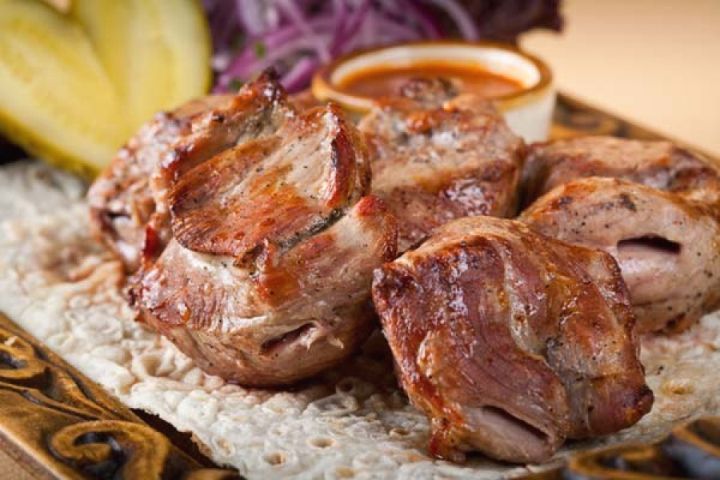 Шашлик із свиного ошейка, 10 г