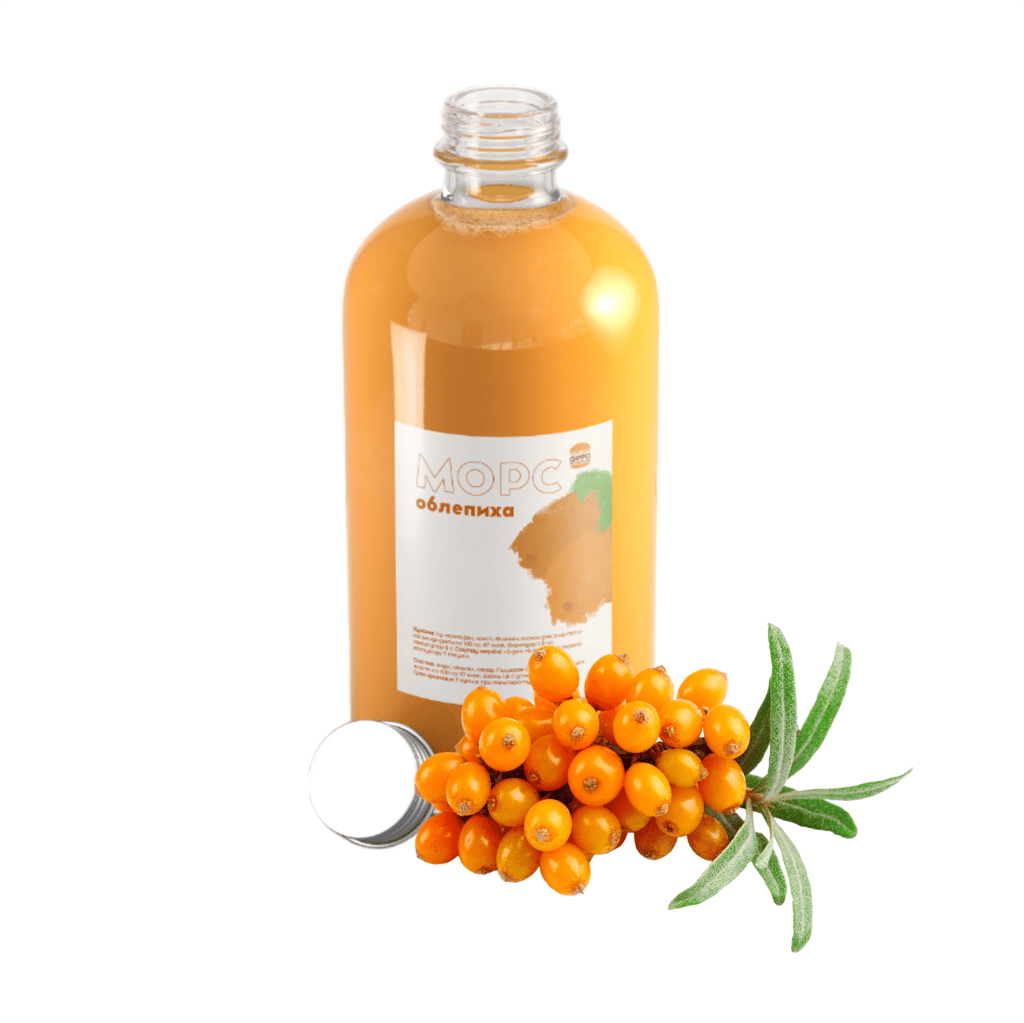 Морс домашний (облепиха) 0,5L