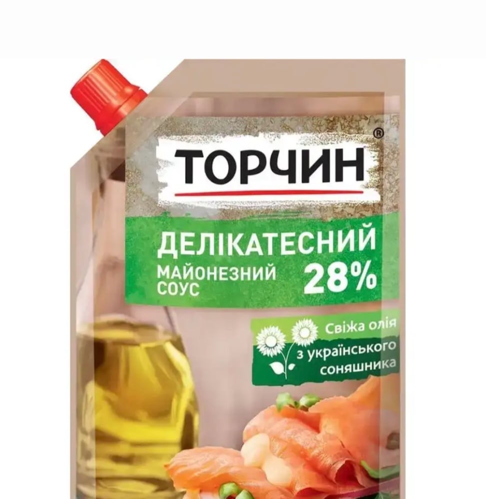 Майонез делікатесних 28% 300 гр. ТМ "ТОРЧИН"