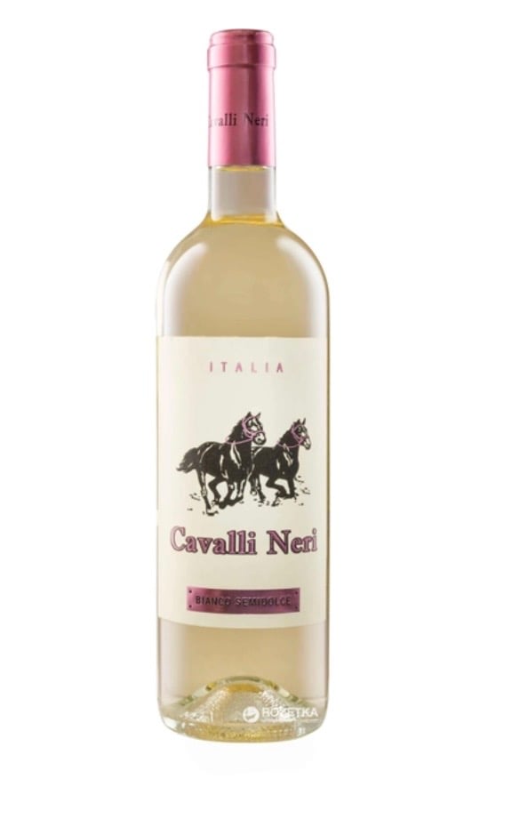 Вино біле н/солодке Cavalli Nero 0,150 мл