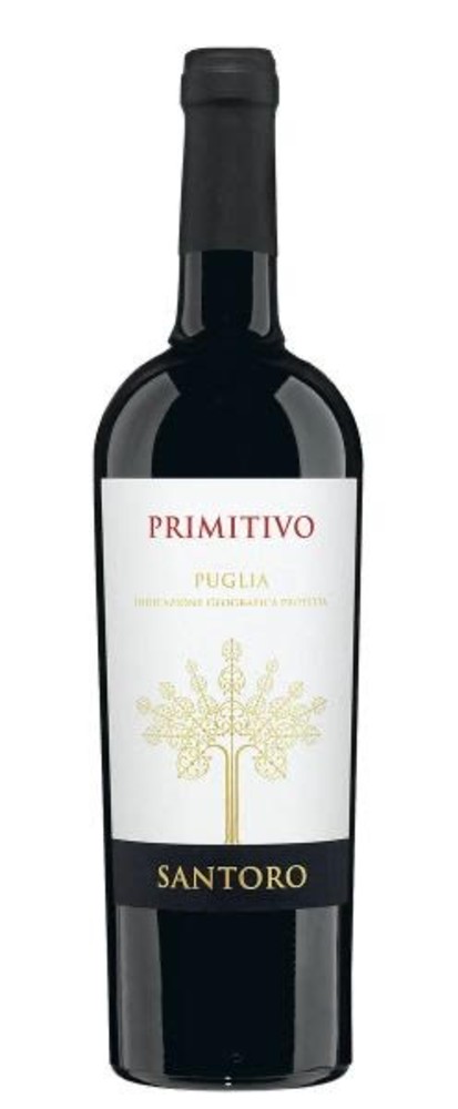 Вино Primitivo Santoro червоне сухе,Italy