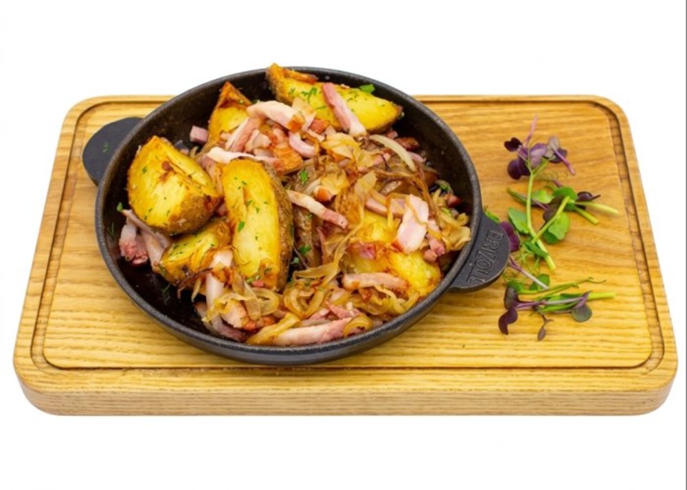 Картопля по-селянськи з беконом 🥔🥓