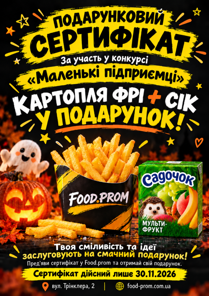 Сок + фри, 50шт