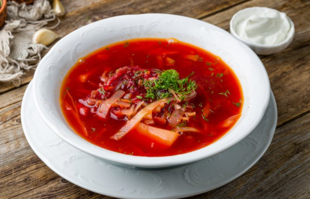 Борщ Український з м'ясом, великий