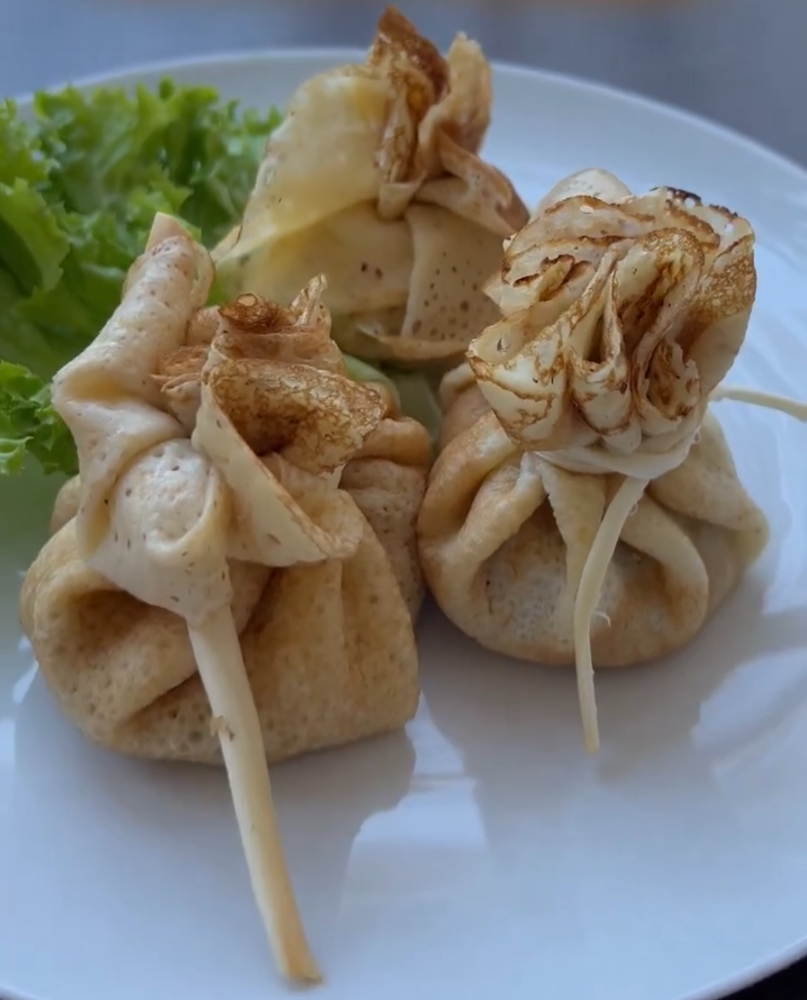 Мішечок з куркою та грибами (на замовлення)