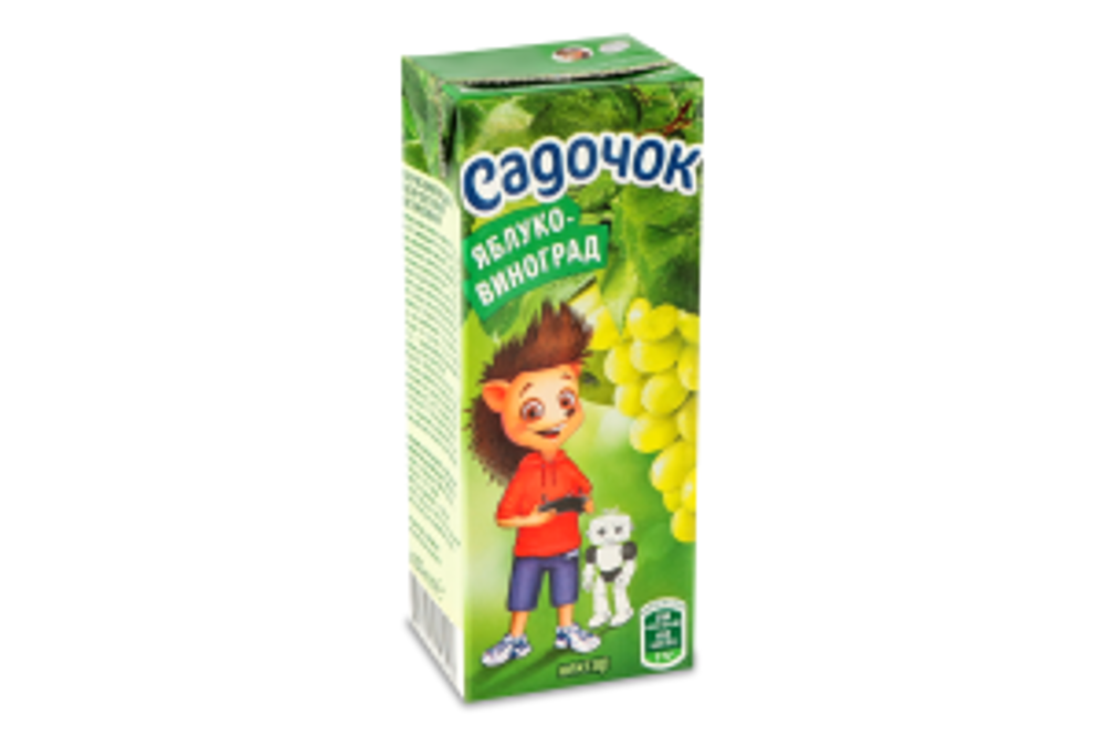 Нектар осв Яблуко-Виноград Садочок 200мл