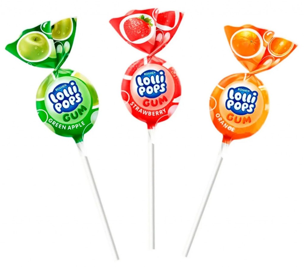 Карамель ФруктМікс Lollipops Roshen