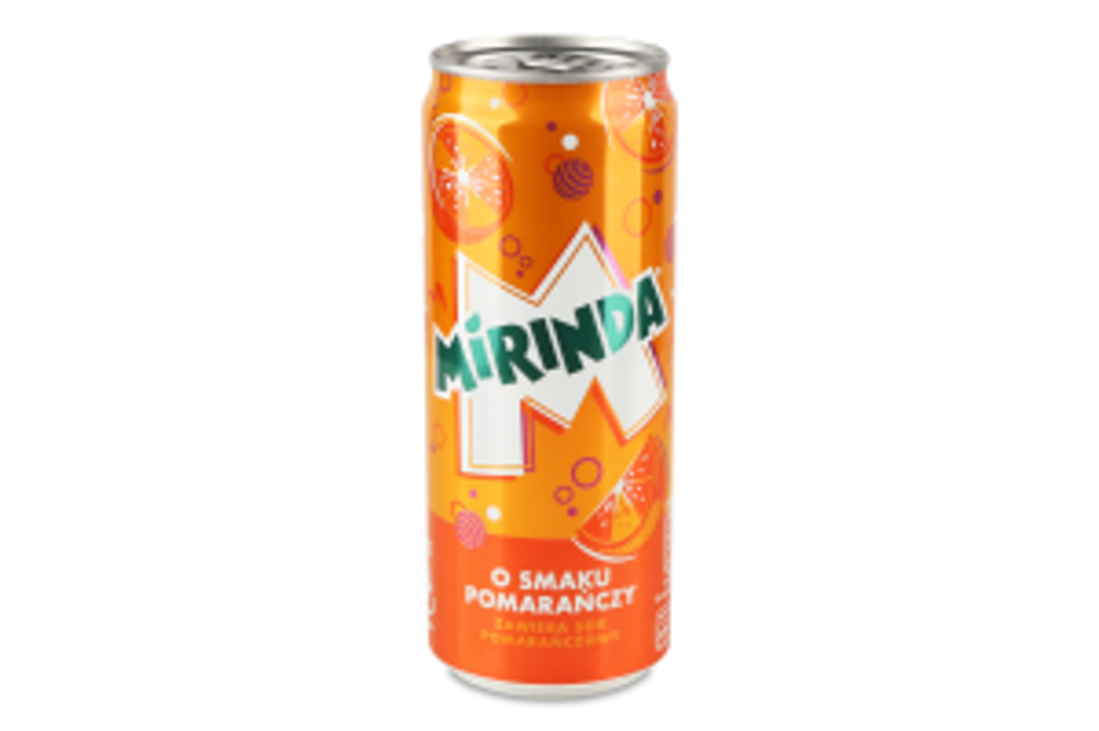 Напій б/а с/газ Orange Mirinda 330мл
