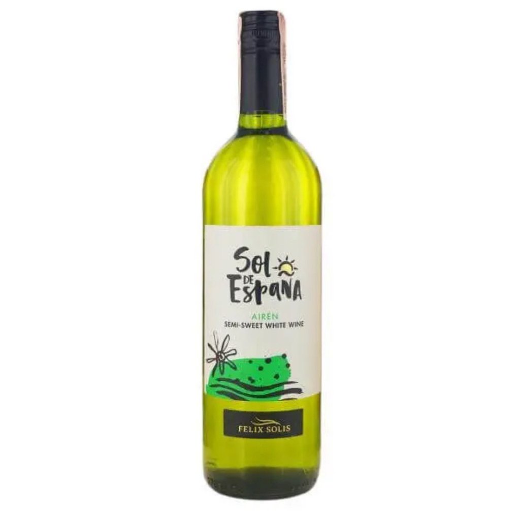 Вино Sol de Espana біле н/сол (Іспанія) 150мл (10,5%)