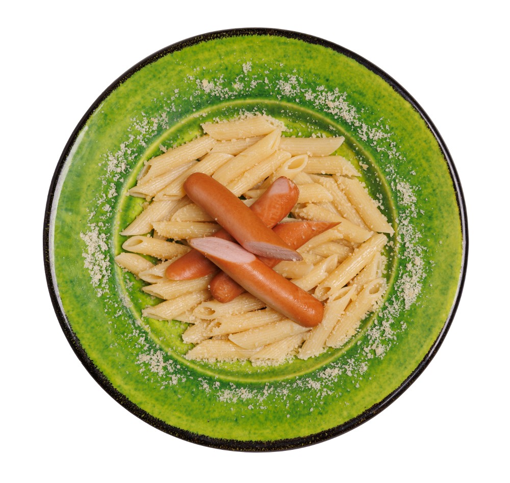 Пенне з сосиками / Penne with sausage