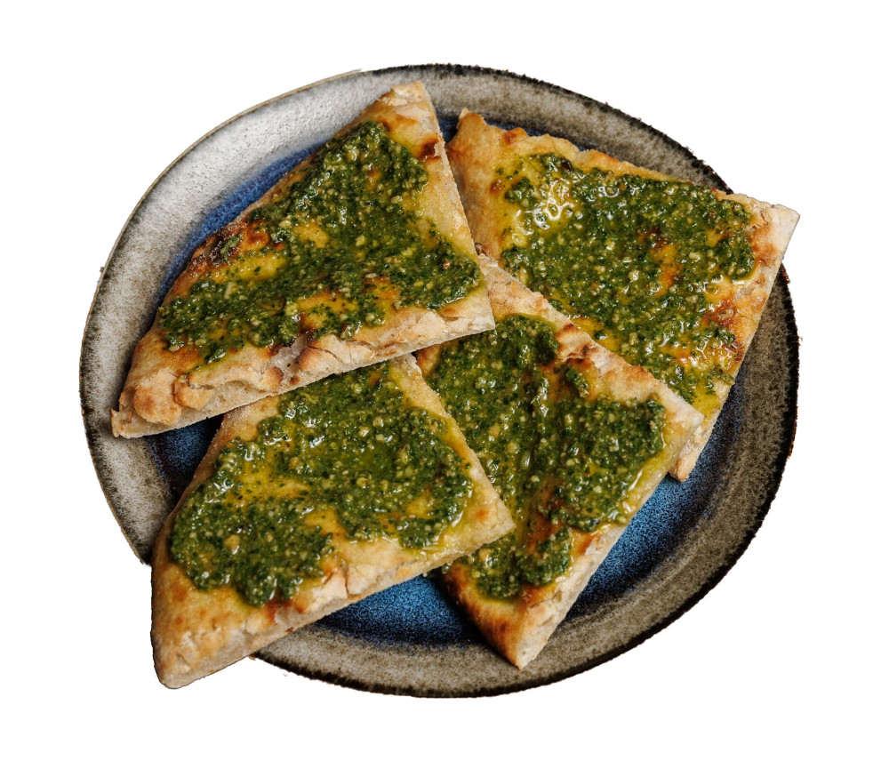 Фокача з песто / Focaccia with pesto