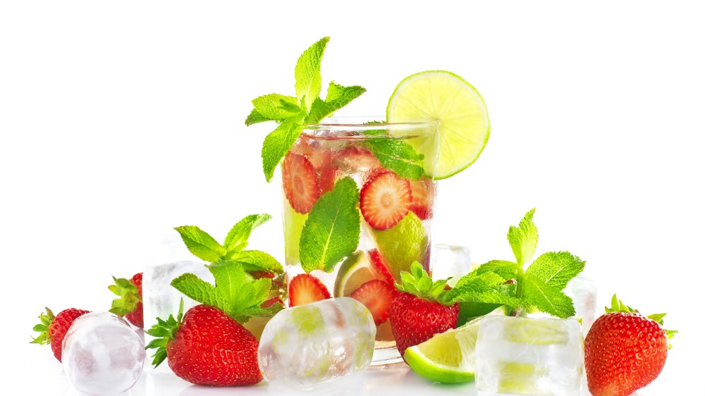Полуниця-м'ята / Strawberry-mint