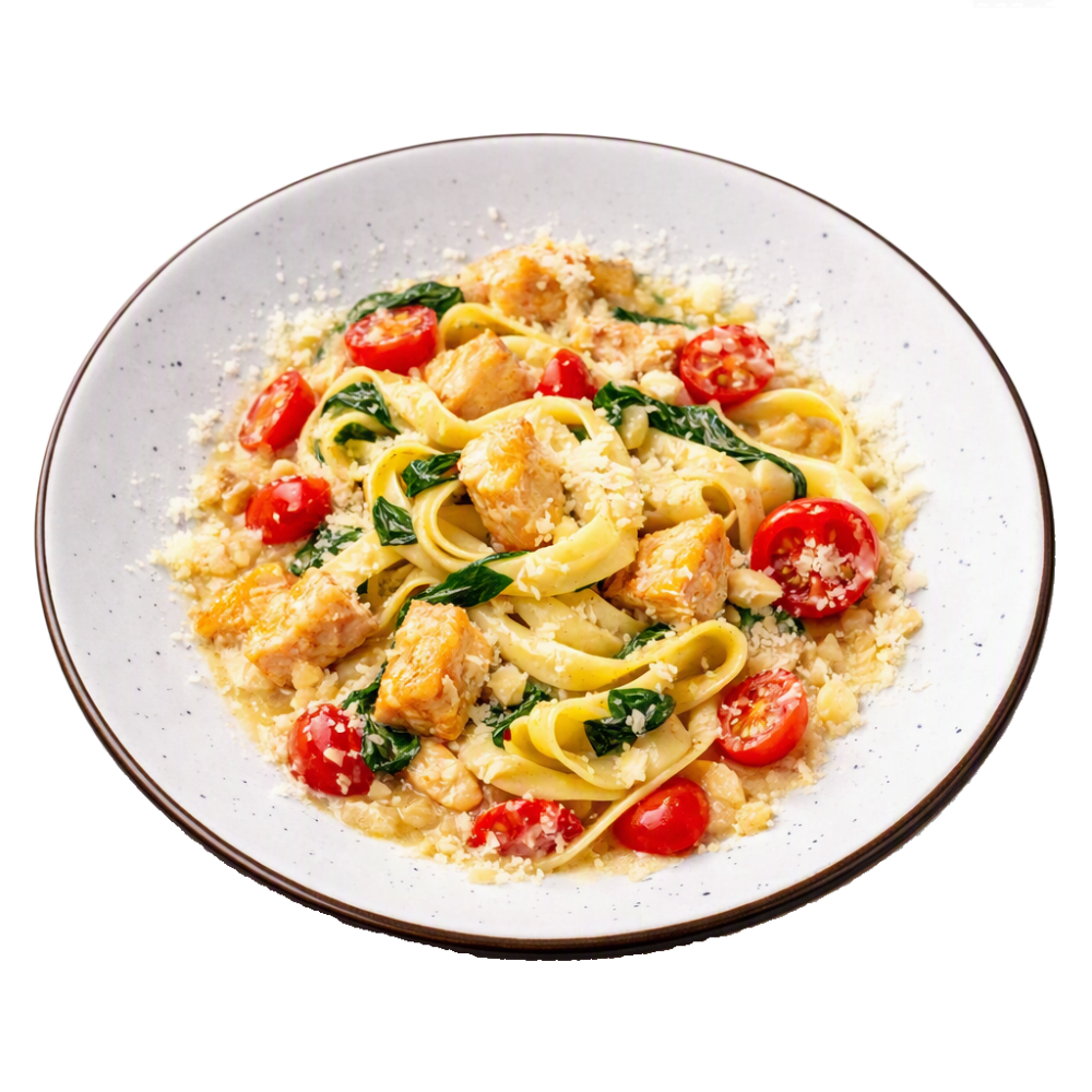 Тальятеле з лососем / Tagliatelle with salmon