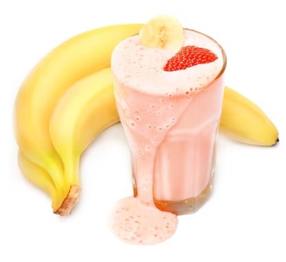 Мілкшейк банан-полуниця / Banan-strawberry 