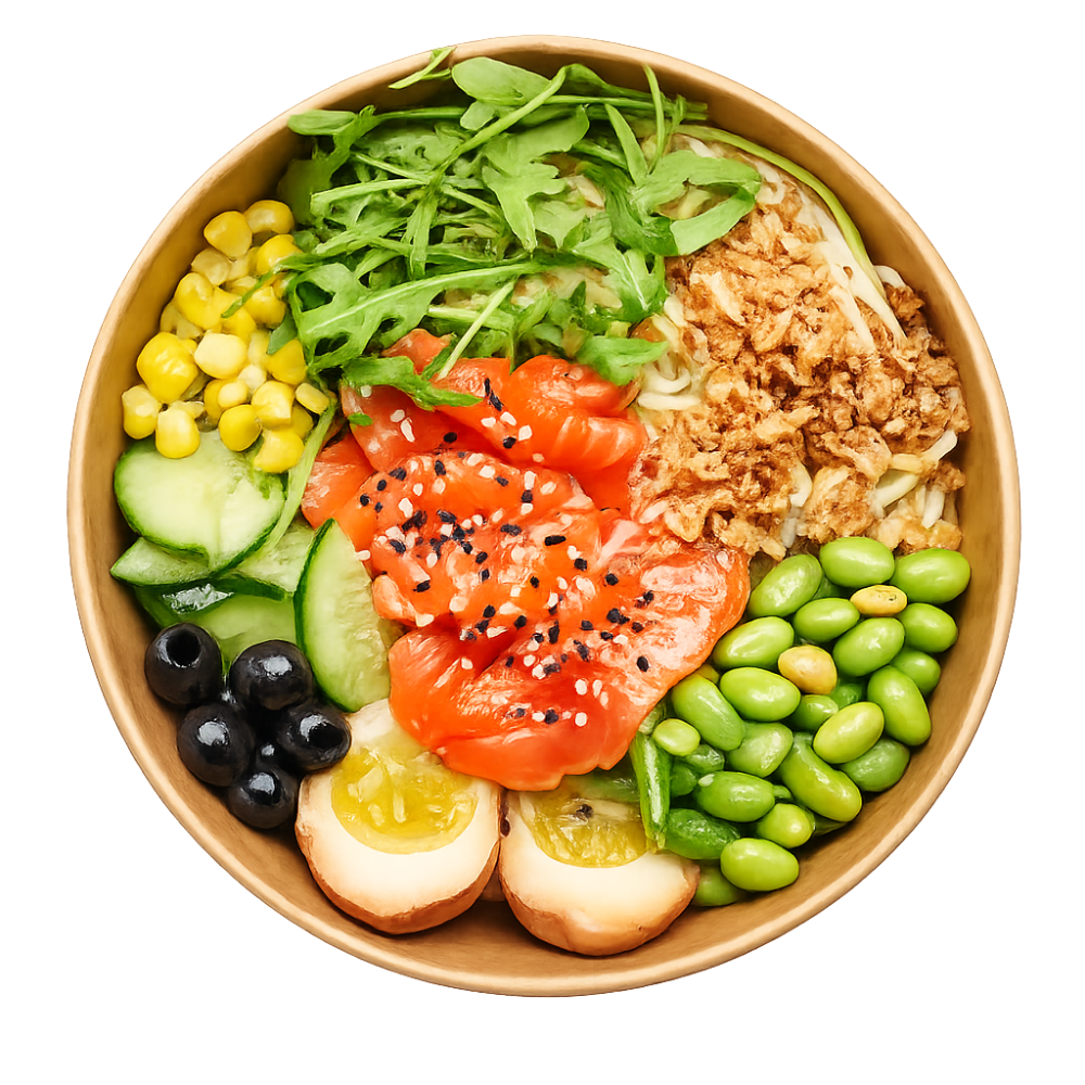 Боул з лососем та маслинами / Salmon & Olive Bowl