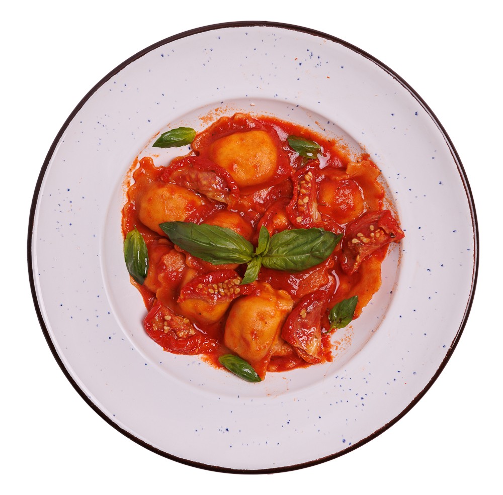 Равіолі з беконом та моцарелою / Ravioli with bacon and mozzarella