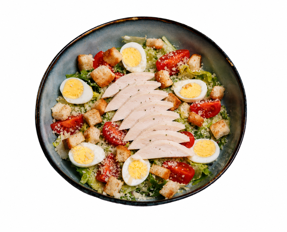 Салат Цезар з куркою су-від / Caesar with chicken