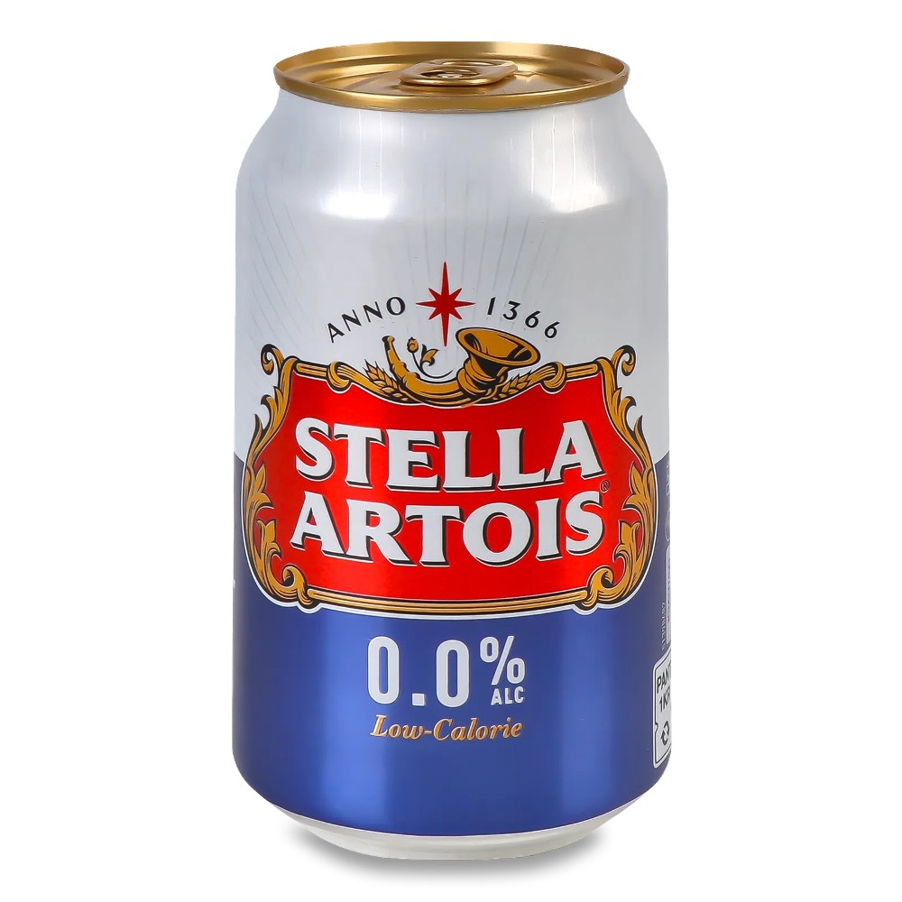 Пиво Stella Artois - безалкогольне / Beer Stella Artois non-alcoholic