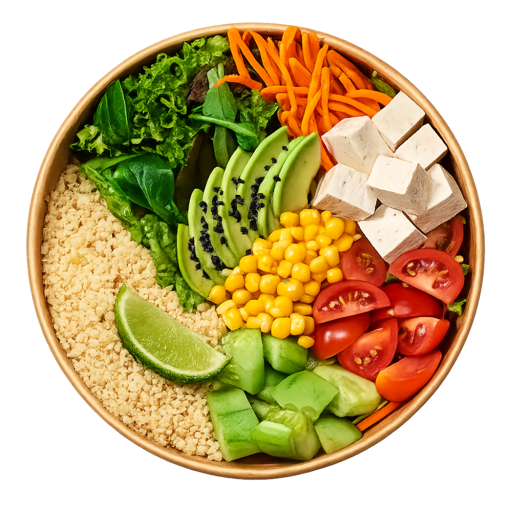 Боул овочевий з веганькою фетою / Vegan Bowl