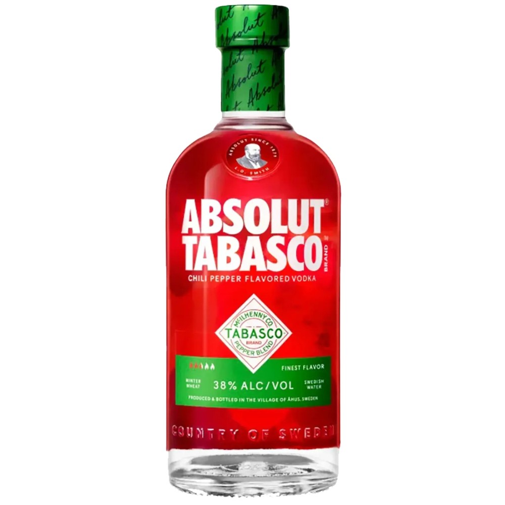 Горілка Absolut Tabasco  38%, 50г
