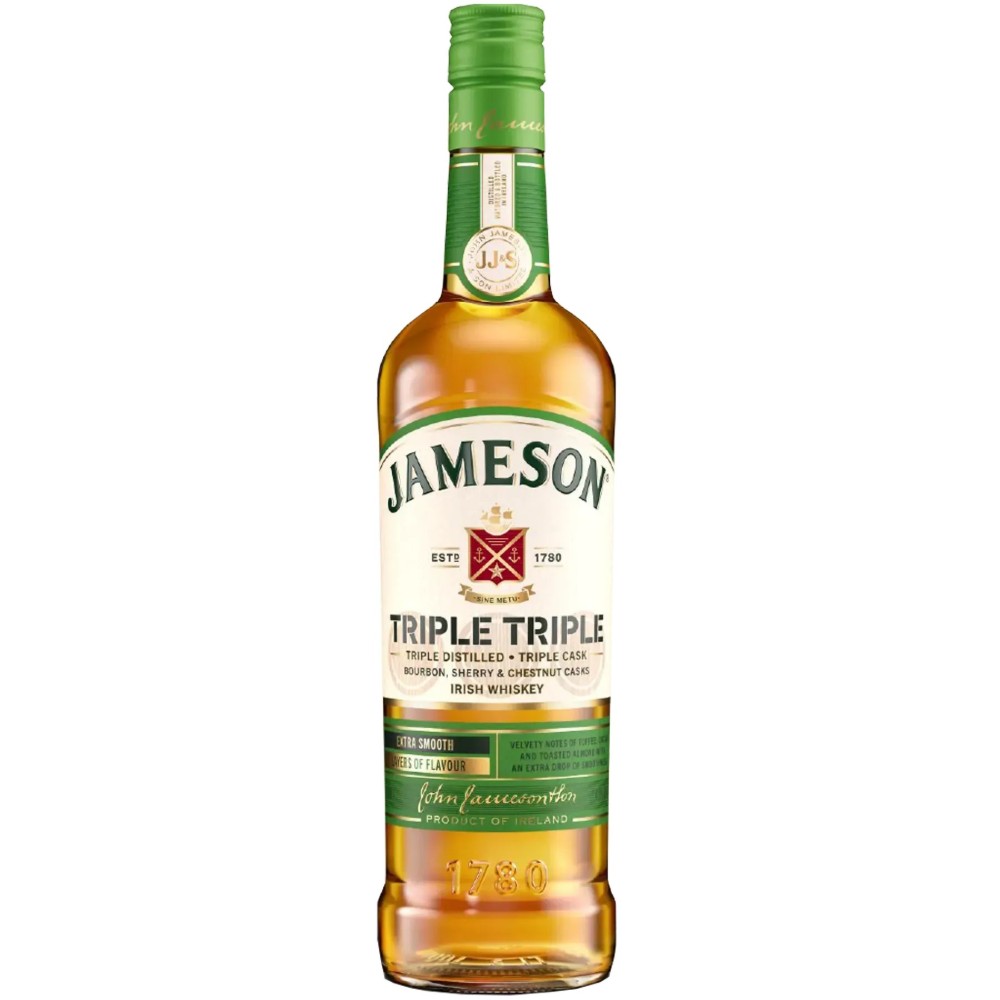 Віскі Jameson Triple Triple 40%  50г