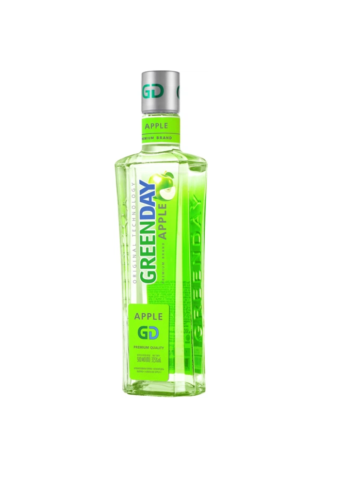 Горілка Green day Яблуко 40% 0.5л.