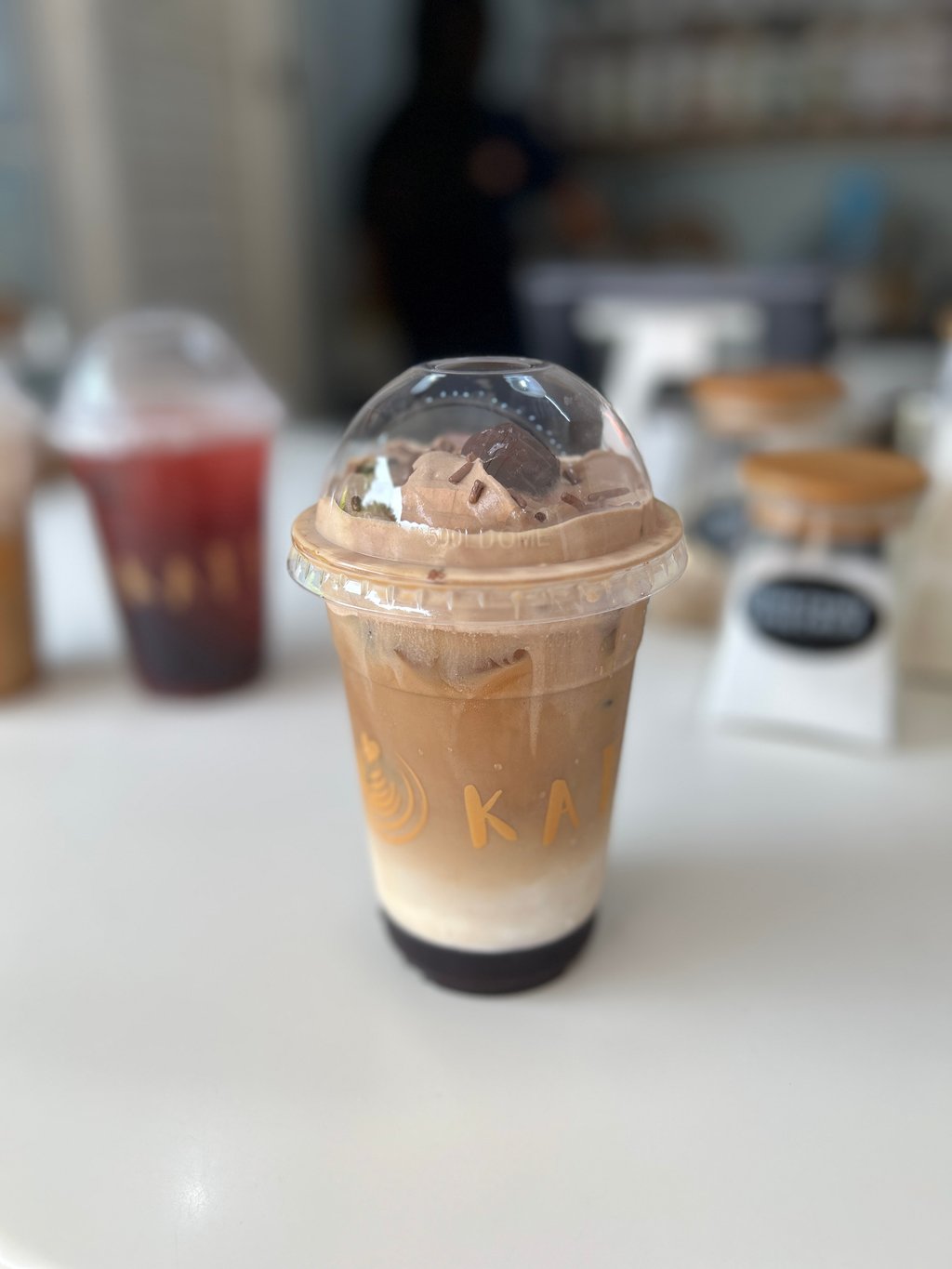 Winter Cherry Truffle Latte