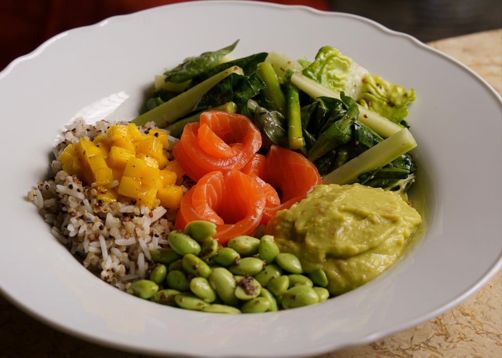 Salmon green bowl