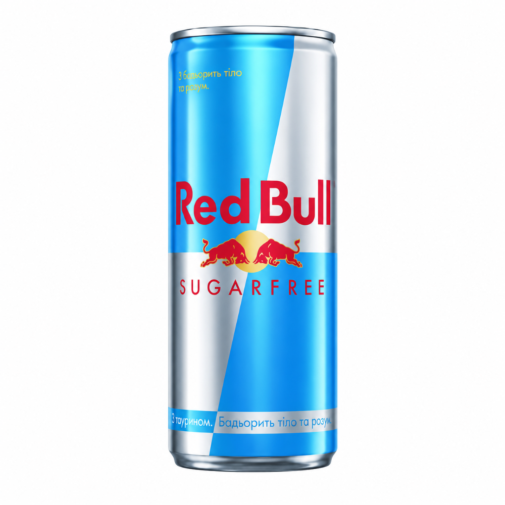 Енергетичний напій Red Bull без цукру 0,25 л