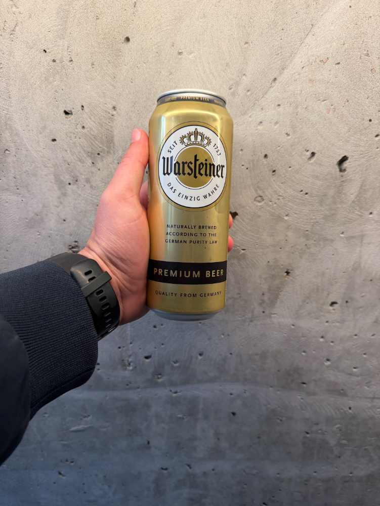 Пиво Warshteiner Premium світле 4,8% 0,5л