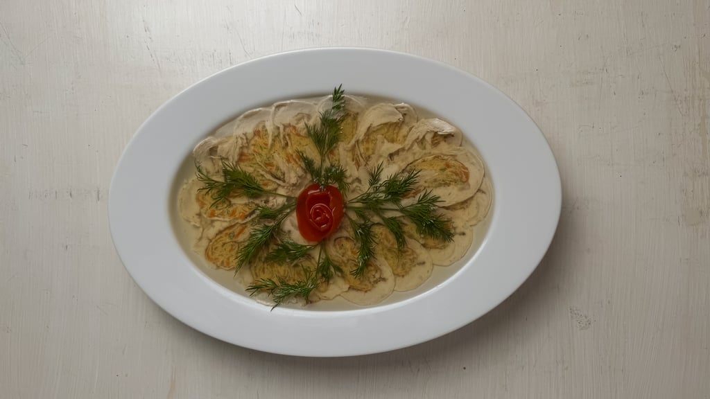 Заливне  з курячого рулету