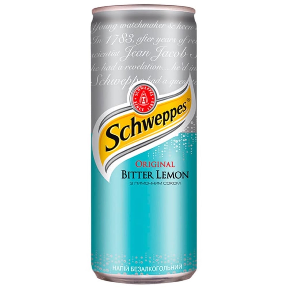 Напій Schweppes Bitter Lemon, 0,33л