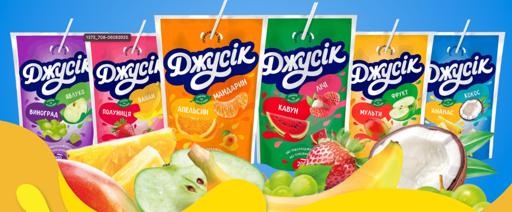 Сік Джусік в асортименті