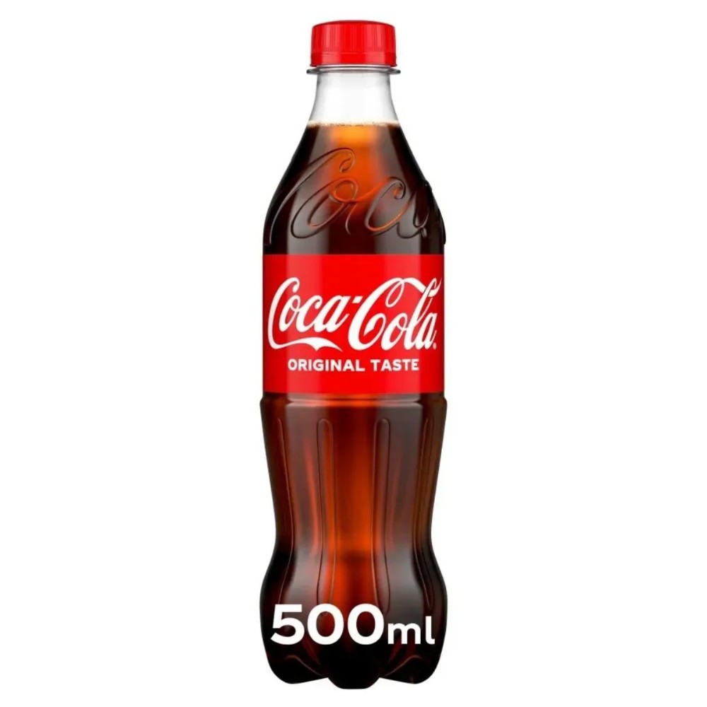 Coke 500ml ORIGINAL Rec Glass Bottle