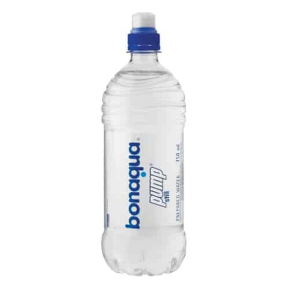 BONAQUA PUMP STILL WATER 750ML
