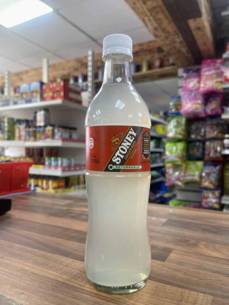 STONEY GINGER BEER 500ML GLASS BOTTLE