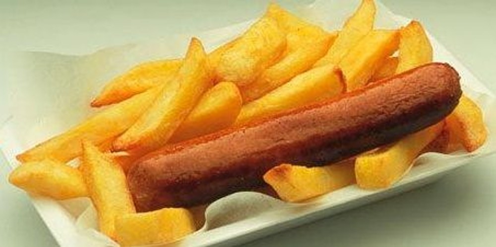 Kiddies 1 x Viennas & Chips (200g)