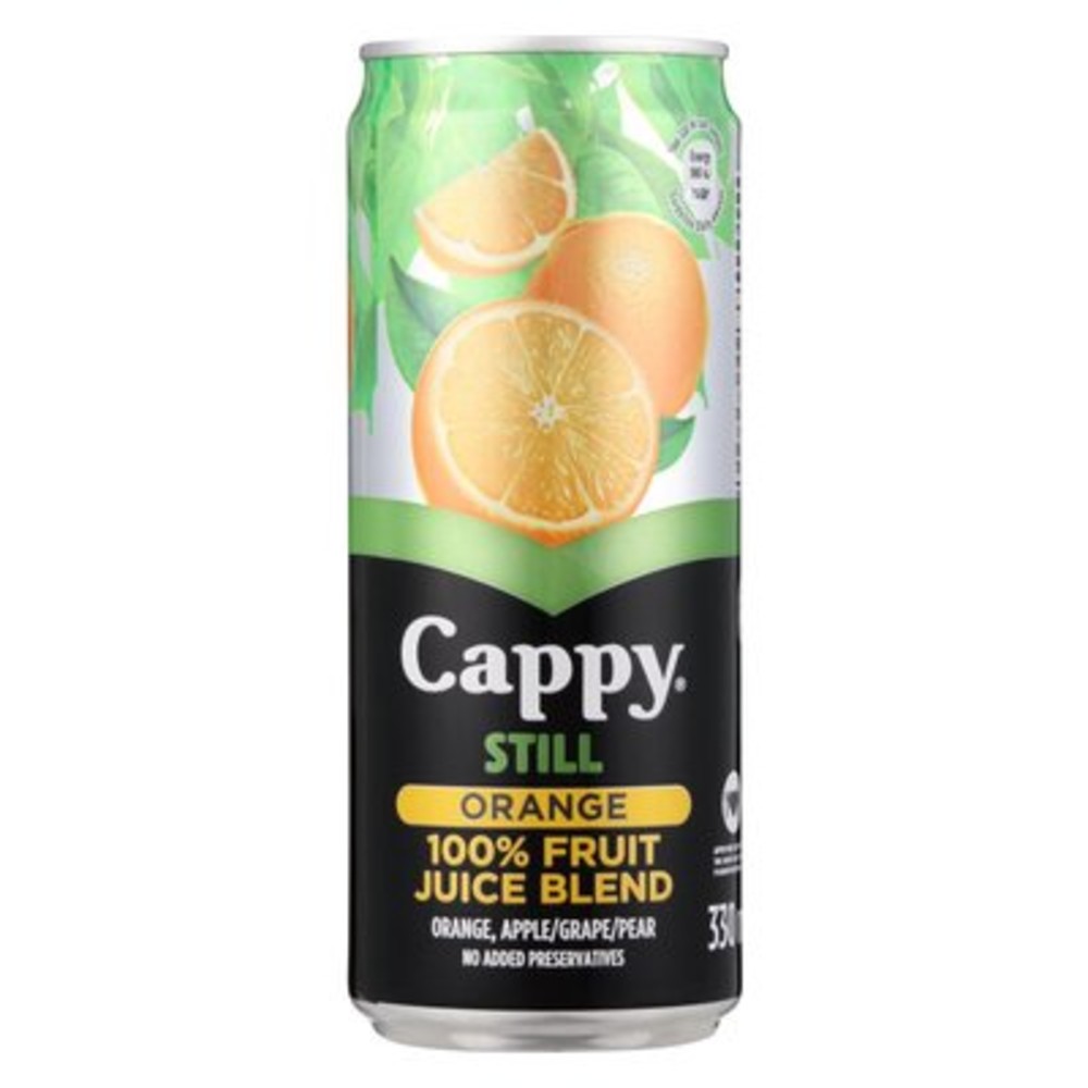 CAPPY STILL ORANGE MANGO 330ML