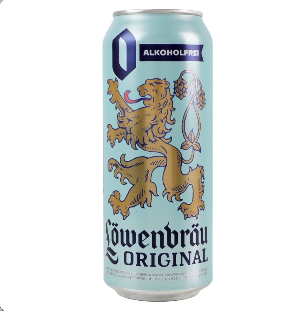 Пиво Lowenbrau Original безалкогольне світле пастеризоване 0.5% 0.5 л