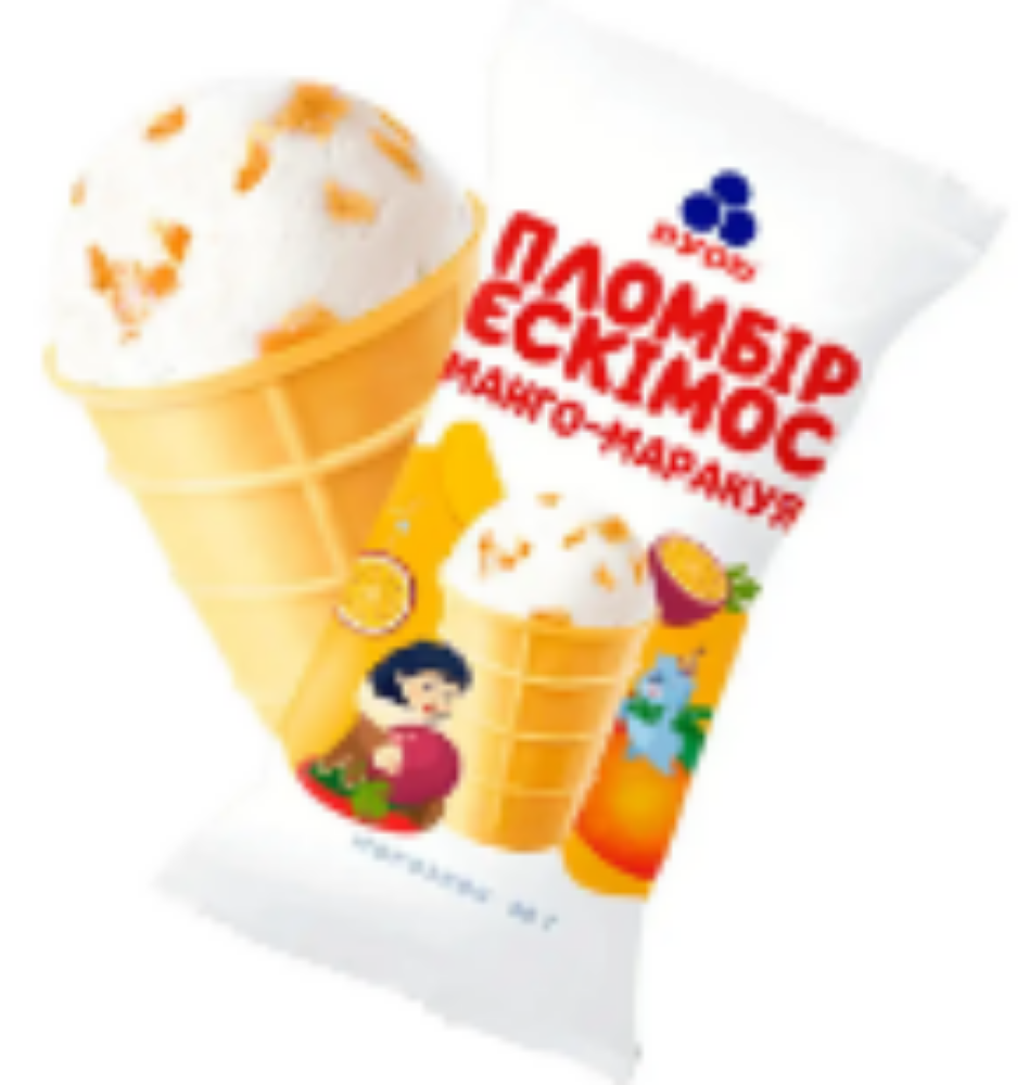 Морозиво"Ескімос" Манго-маракуя ТМ Рудь