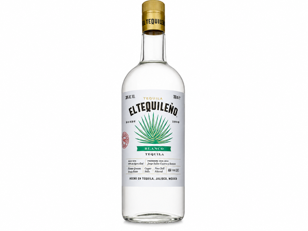 Текіла El Tequileno Blanco, 50 мл