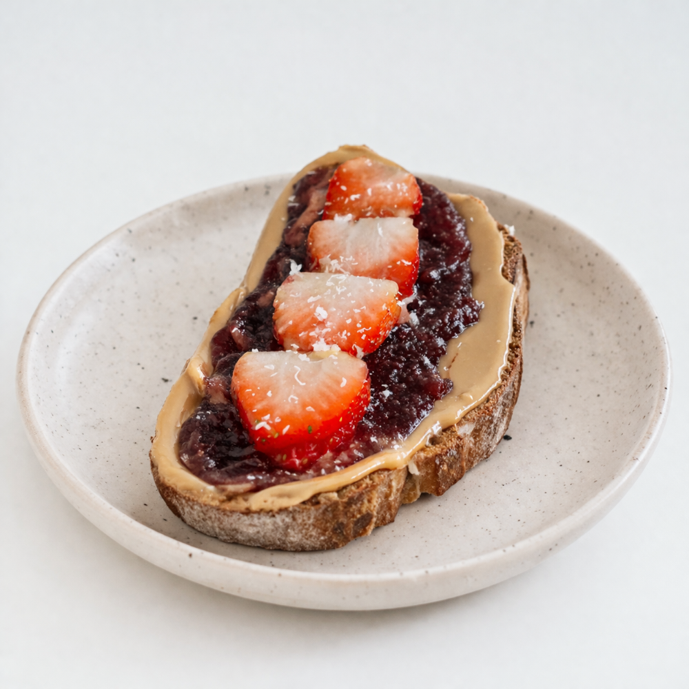 Peanut Butter Jam Toast