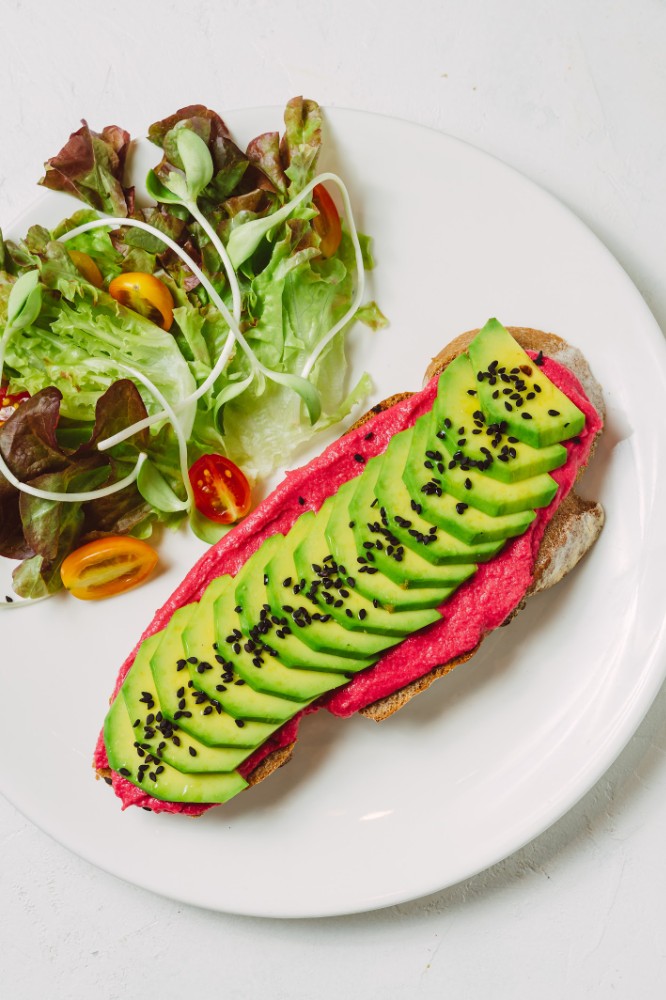 Avo Beets Toast