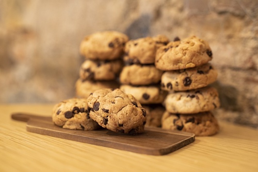 Chocolate Cookies Marzipan