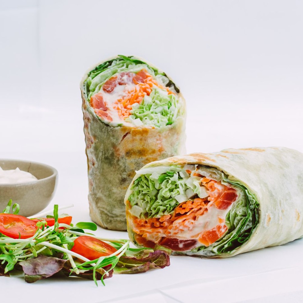 Double Salmon Wrap