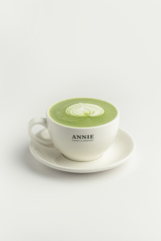 Hot Matcha Latte Tea