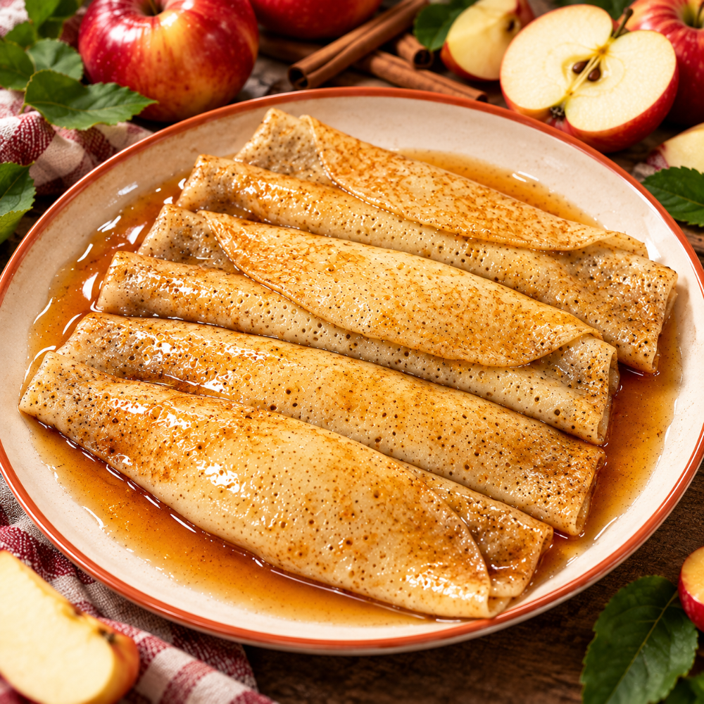 Млинці з яблуками 