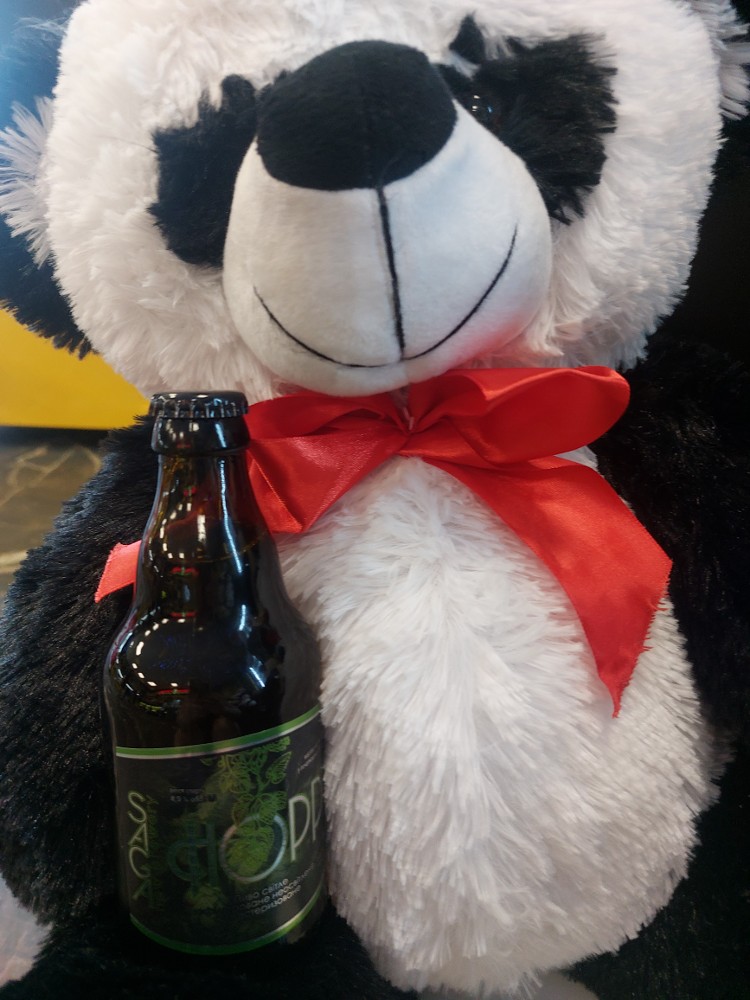 Пиво Saga Hoppy Lager н/ф св.0,33л,шт