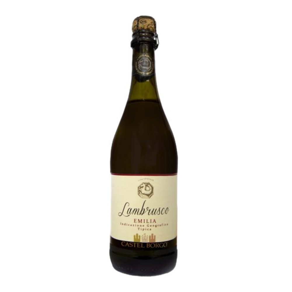 Вино ігристе Castelborgo Lambrusco Dell`enilia червоне напівсухе 0,75 л