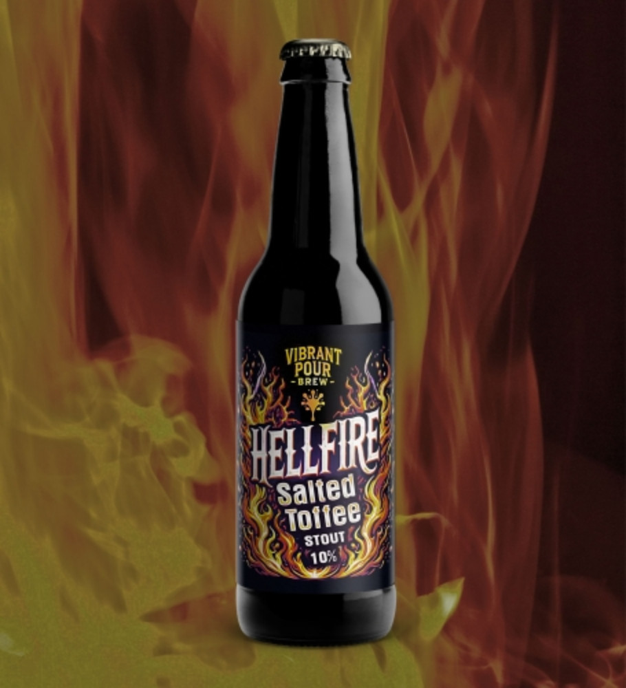 Пиво VibrantPour Hellfire Salted Toffee Stout 0.33L